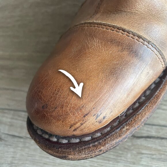 Rare Bed Stu Leather Brown CottageCore Lace Up Boots Womens Size 6.5 - 7 - Picture 12 of 15